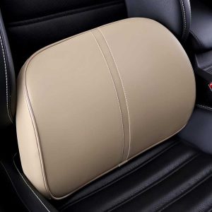 Comfortable lumbar support pillow with ergonomic design and memory foam